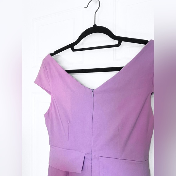 COPY - Vesper/ASOS Midi Dress with Peplum in Lilac (see details) - Picture 7 of 9